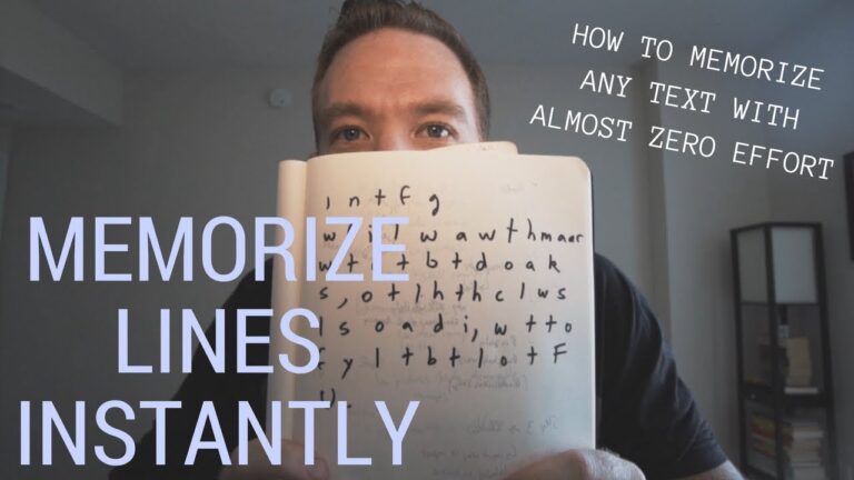 How to Learn a Script Fast